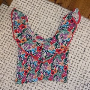 Floral Multicolor Women's Top